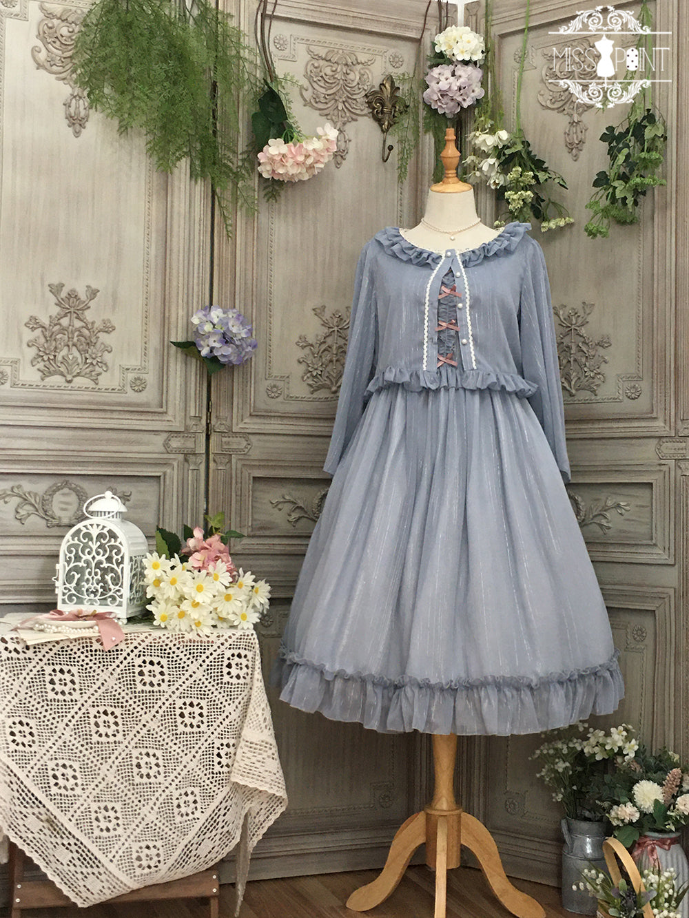 Miss point - Rhine Riverside - French Vintage Chiffon Lolita JSK