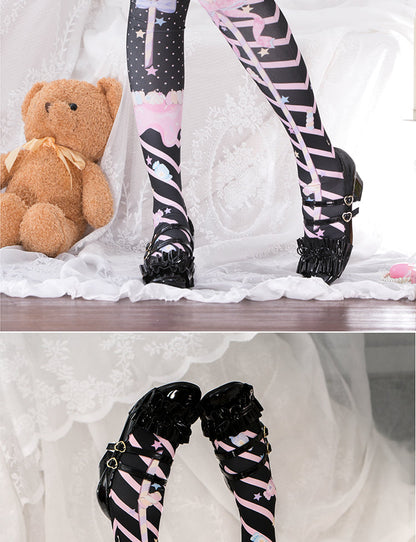 Roji roji - Holy Mace Fairy Kei Lolita Stockings