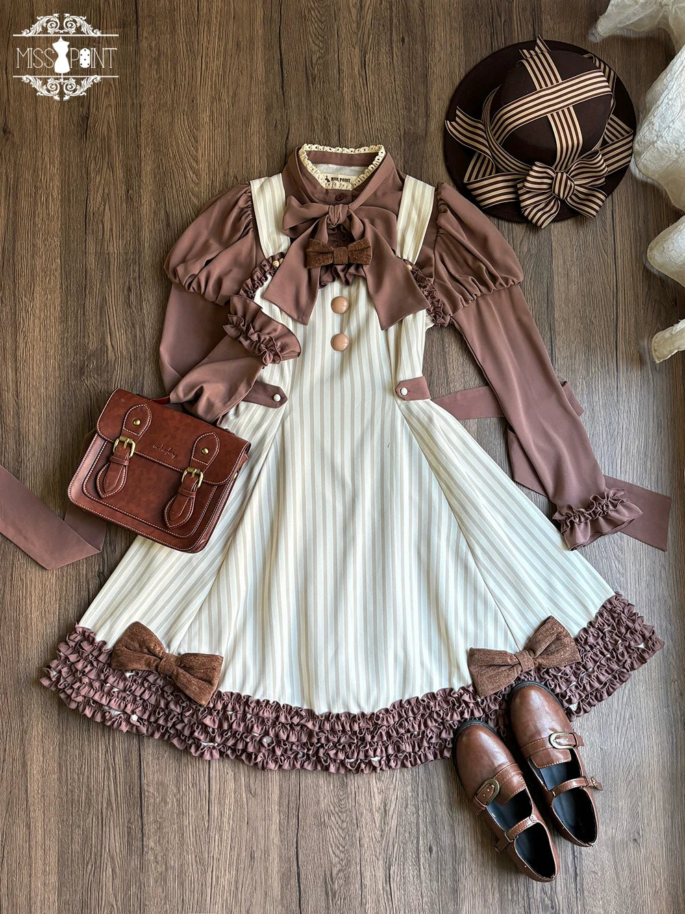 Miss Point - Classic Lolita JSK Customized Stripe Lolita Dress