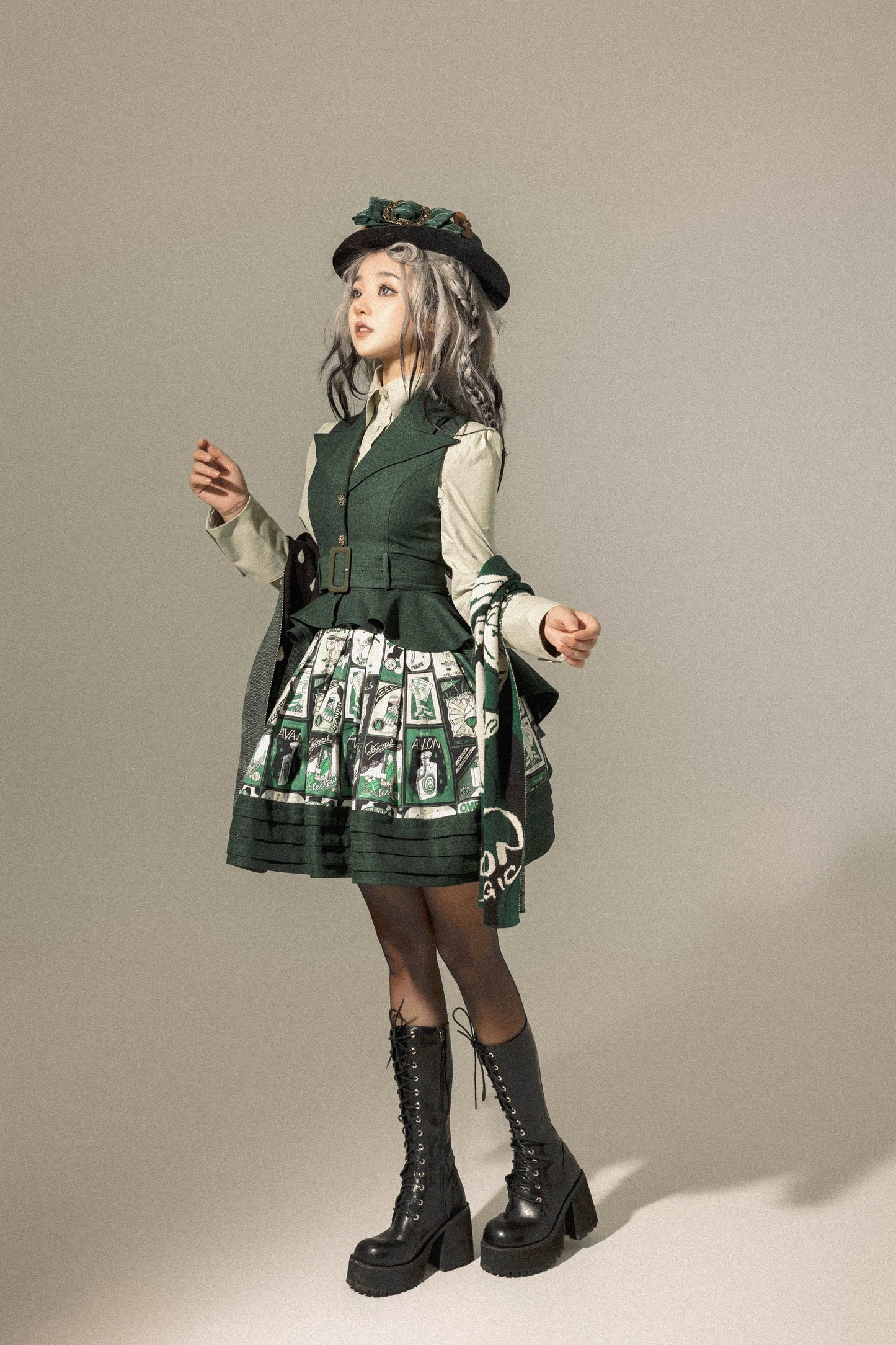 Frogic Studio - Magic Pharmacy - Vintage Lolita Vest Retro High-Waisted Lolita Vest