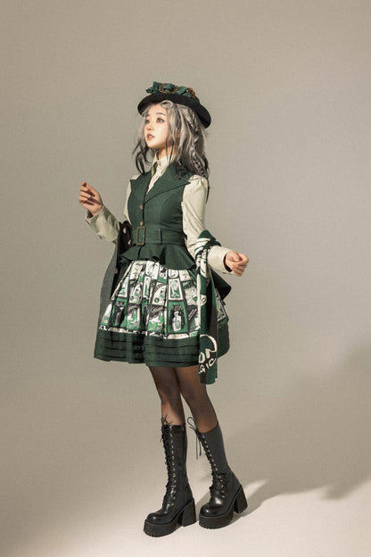 Frogic Studio - Magic Pharmacy - Vintage Lolita Vest Retro High-Waisted Lolita Vest