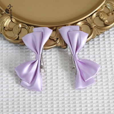 Xiaogui - Sweet Lolita Ponytail Lolita Bow Hair Clips