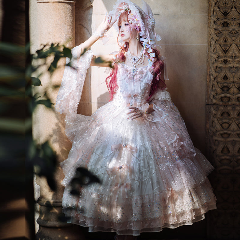 Cat Fairy - Cherry Blossom Girl - Gorgeous Lolita JSK Dress Tea Party Dress