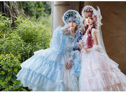 Cat Fairy - Cherry Blossom Girl - Gorgeous Lolita JSK Dress Tea Party Dress