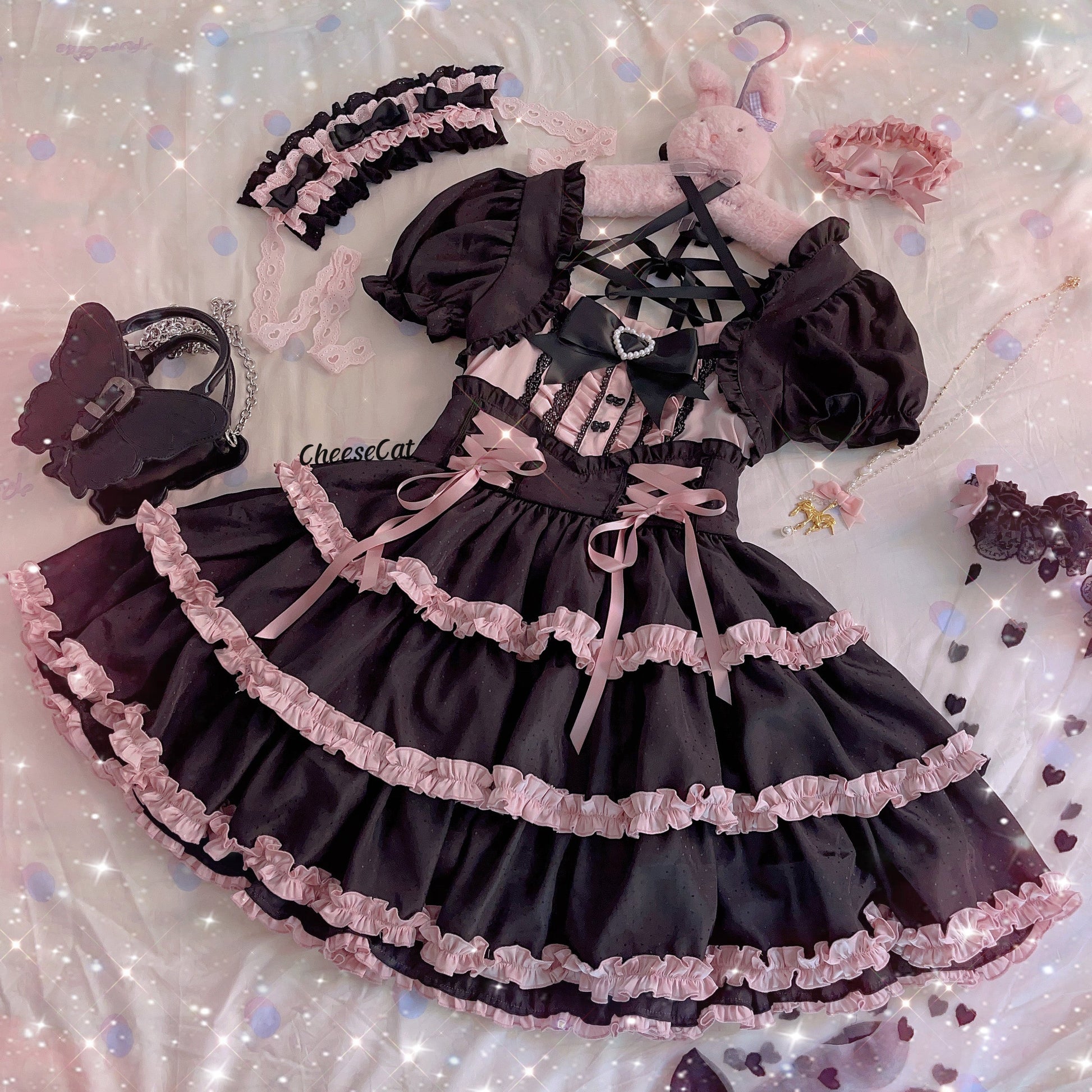 Cheese Cat - Doll Lullaby Tabby Cat Cotton Lolita Headdress