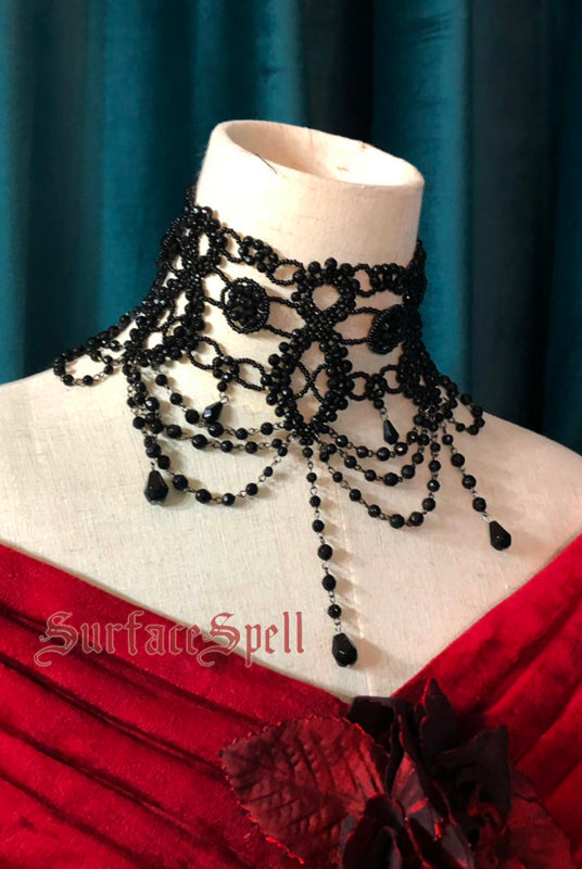 Surface Spell - Downton Abbey - Gothic Lolita Beads Choker