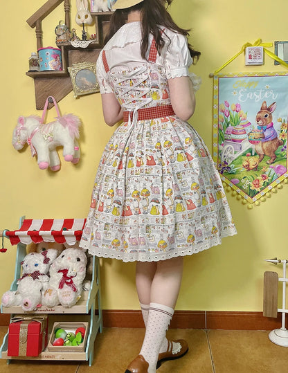 Miss Cube - Dress Up Dolls - Summer Kawaii Lolita JSK Dress Customized Size