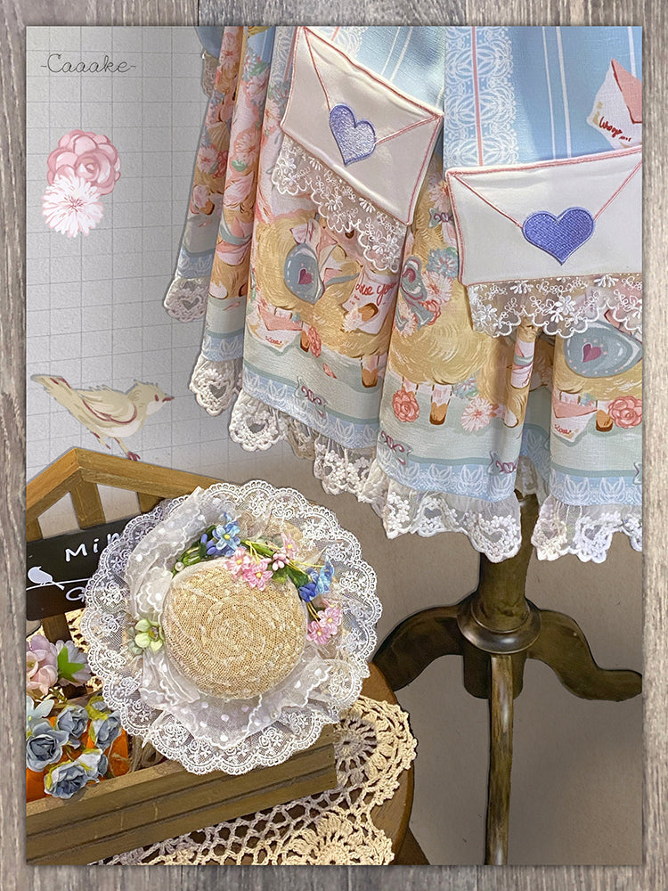 Chemical Romance - Lamb Postman - Sweet Lolita Printed JSK Dress