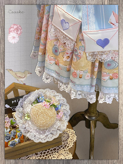 Chemical Romance - Lamb Postman - Sweet Lolita Printed JSK Dress