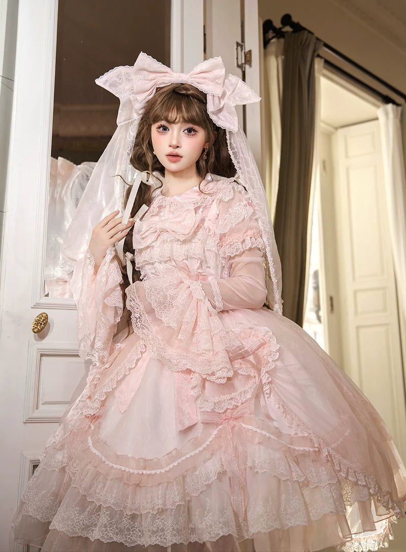 Mewroco - Candy Flavor - Gorgeous Sweet Lolita Dress, Lace & Petal Hem