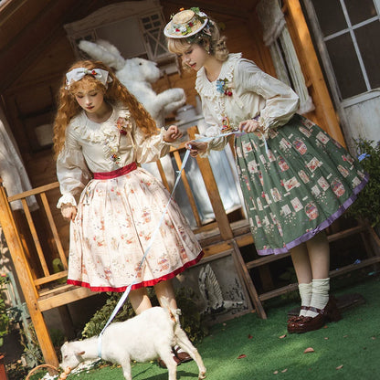 Miss Point - Forest Lolita Small Straw Hat Clip KC Accessory