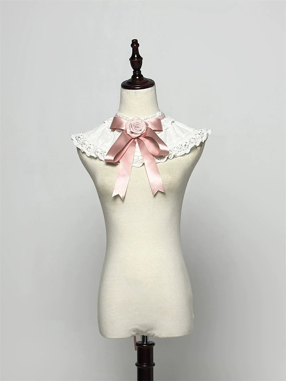 LeMiroir - Winter Solstice - Elegant Lolita Hat, Detachable Collar, Handbag