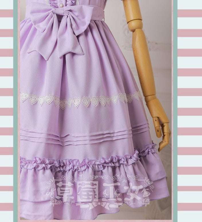 Strawberry Witch - Ice Cream Puffs - Sweet Lolita OP