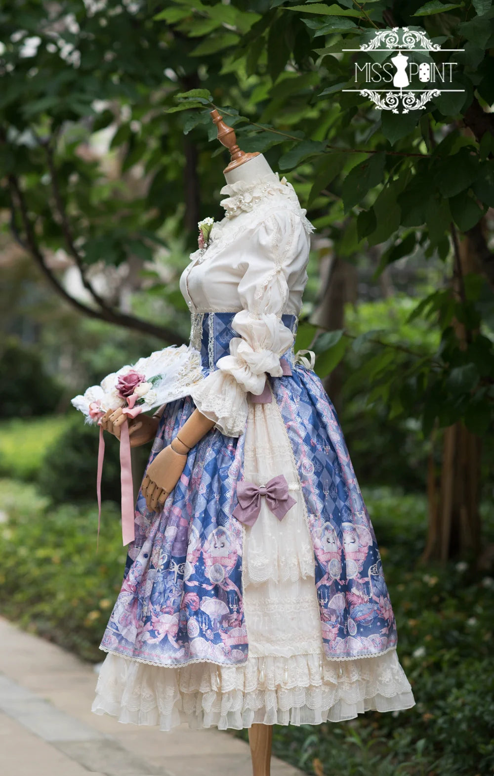 Miss Point - Elizabeth Meow - Classic Lolita Blouse Lotus Root Sleeve Lolita Shirt