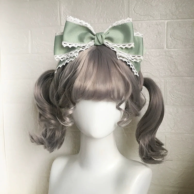 Qingyi Handmade - Sweet Lolita KC Multicolor Bow Lolita Headwear