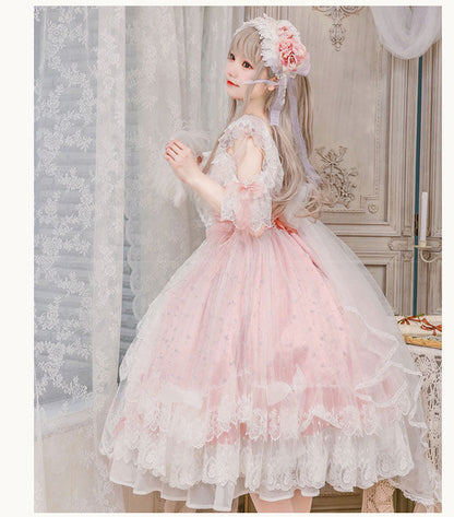 Cat Fairy - Glaze Illusion - Magnificent Wedding  Lolita Tea Party Dress