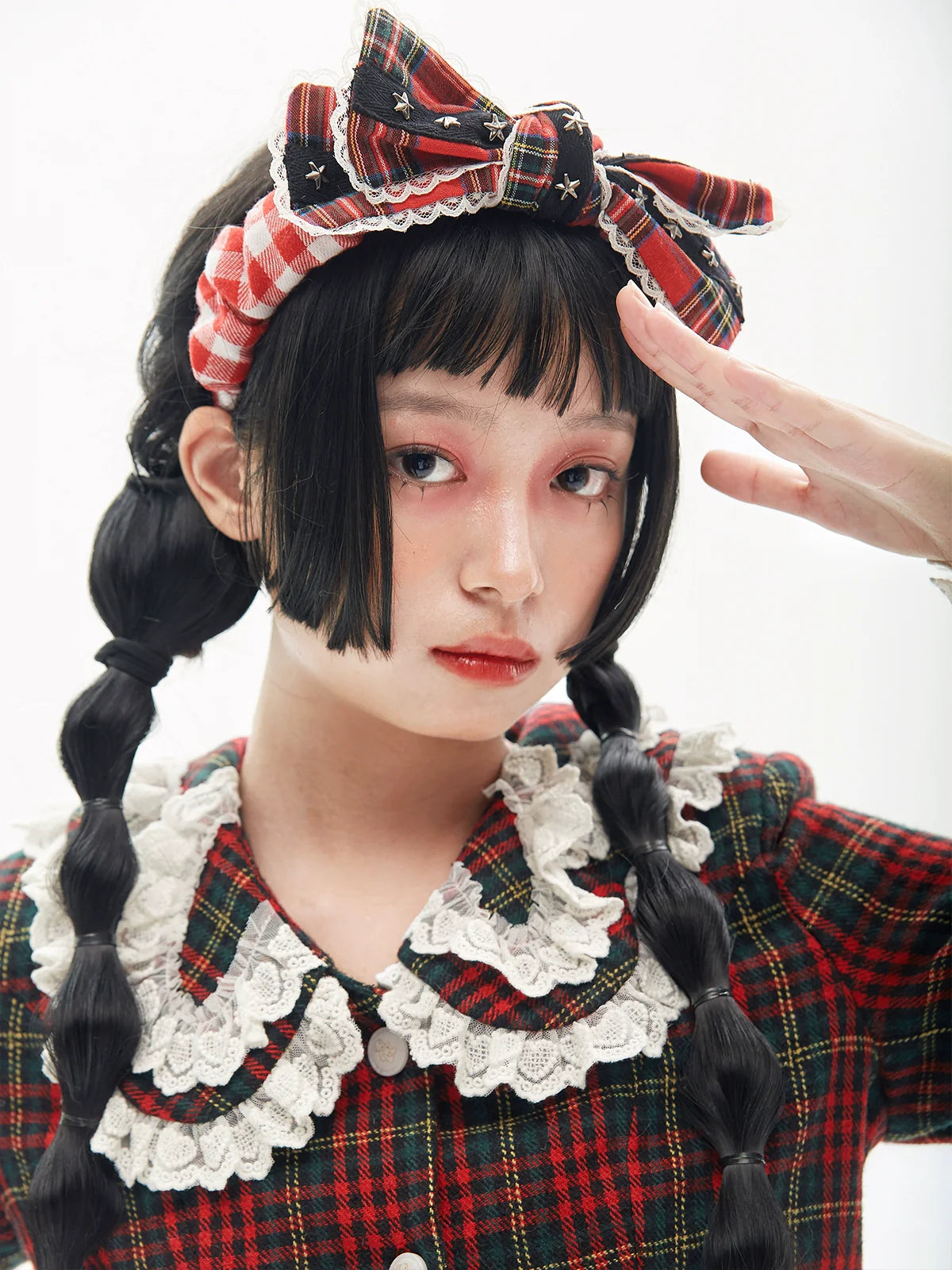 Retro bow hair bands niche design senior sense of sweet hair card headdresses【s0000004280】