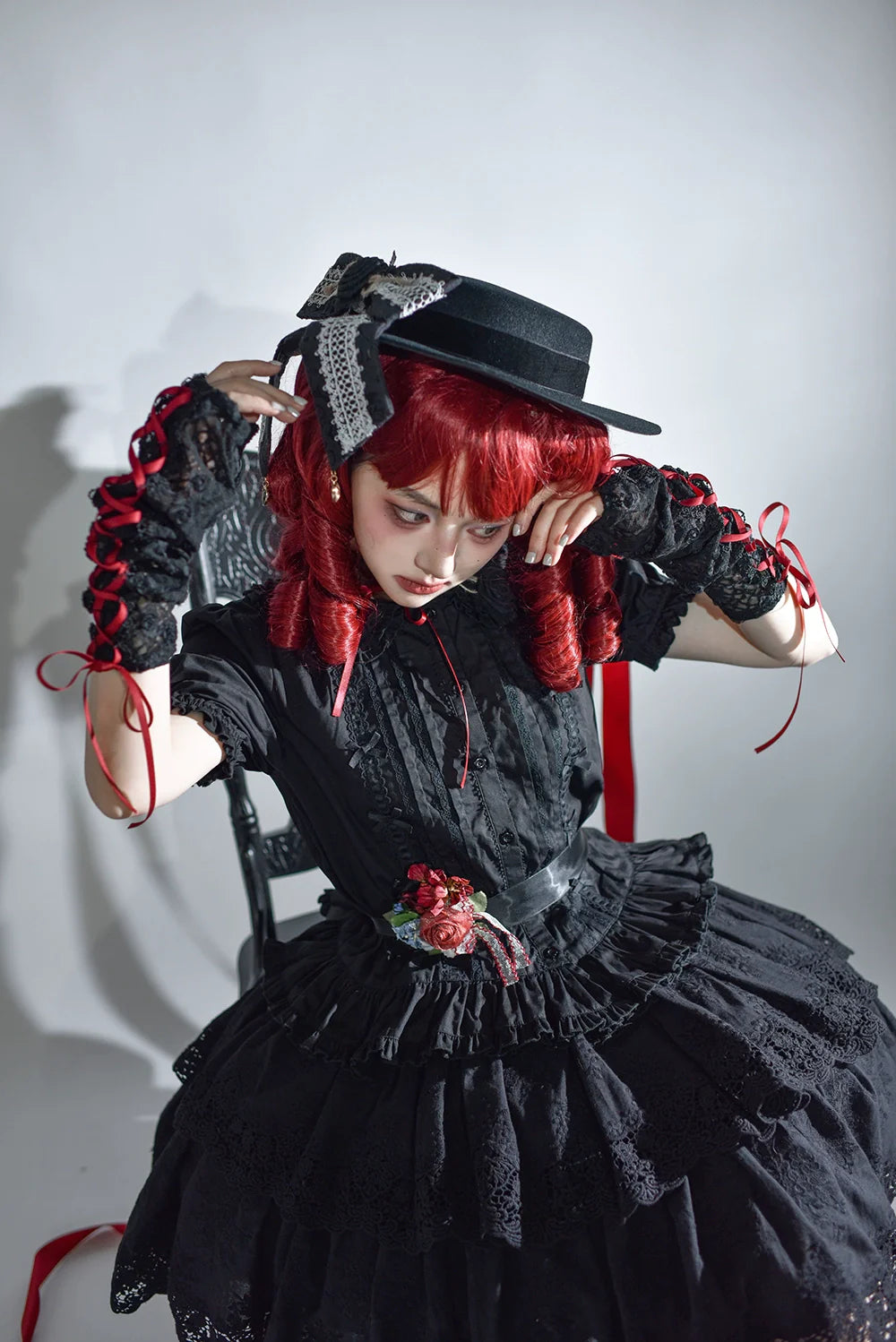 Miss Point - Forest Waltz - Classic Lolita Tiered Skirt Multi-layer Embroidered SK