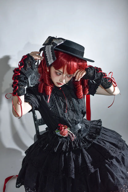 Miss Point - Forest Waltz - Classic Lolita Tiered Skirt Multi-layer Embroidered SK