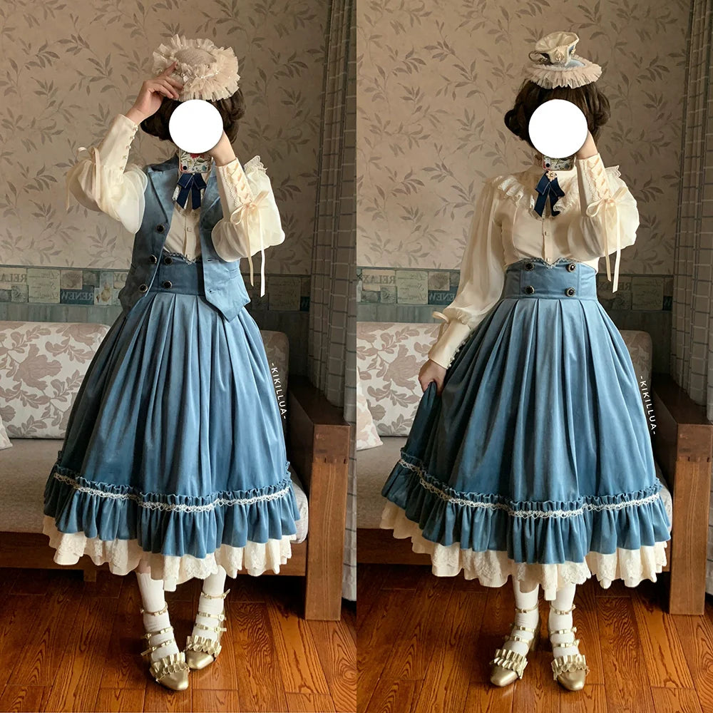 Miss Point - Rose Doll - Elegant Lolita Mutton Sleeve Blouse