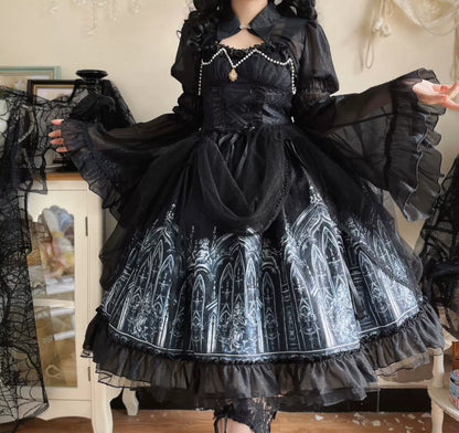 Sugar Girl - Silent Night Church - Gothic Lolita JSK Dress & Bolero