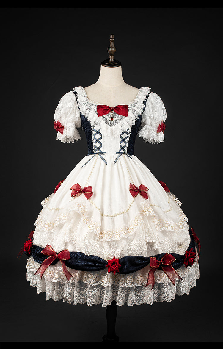 Youpairui - Snow White Sweet Lolita OP Dress