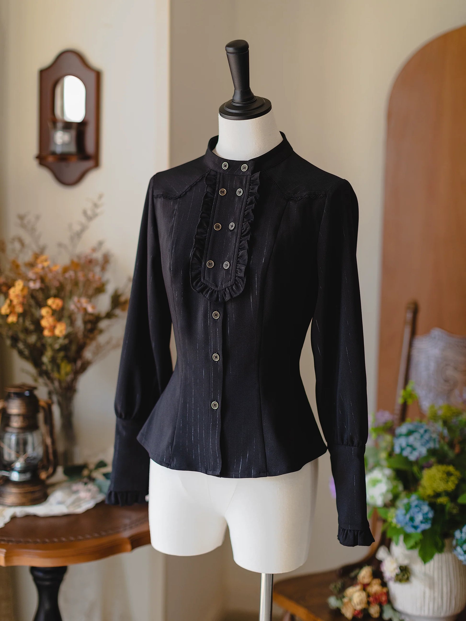 Forest Wardrobe - Vintage Lolita Fishbone Halter SK, Autumn Jacket