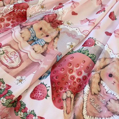 Polaris Lolita - Rabbit Berry Gift Box - Sweet Lolita JSK Pink Lolita Dress
