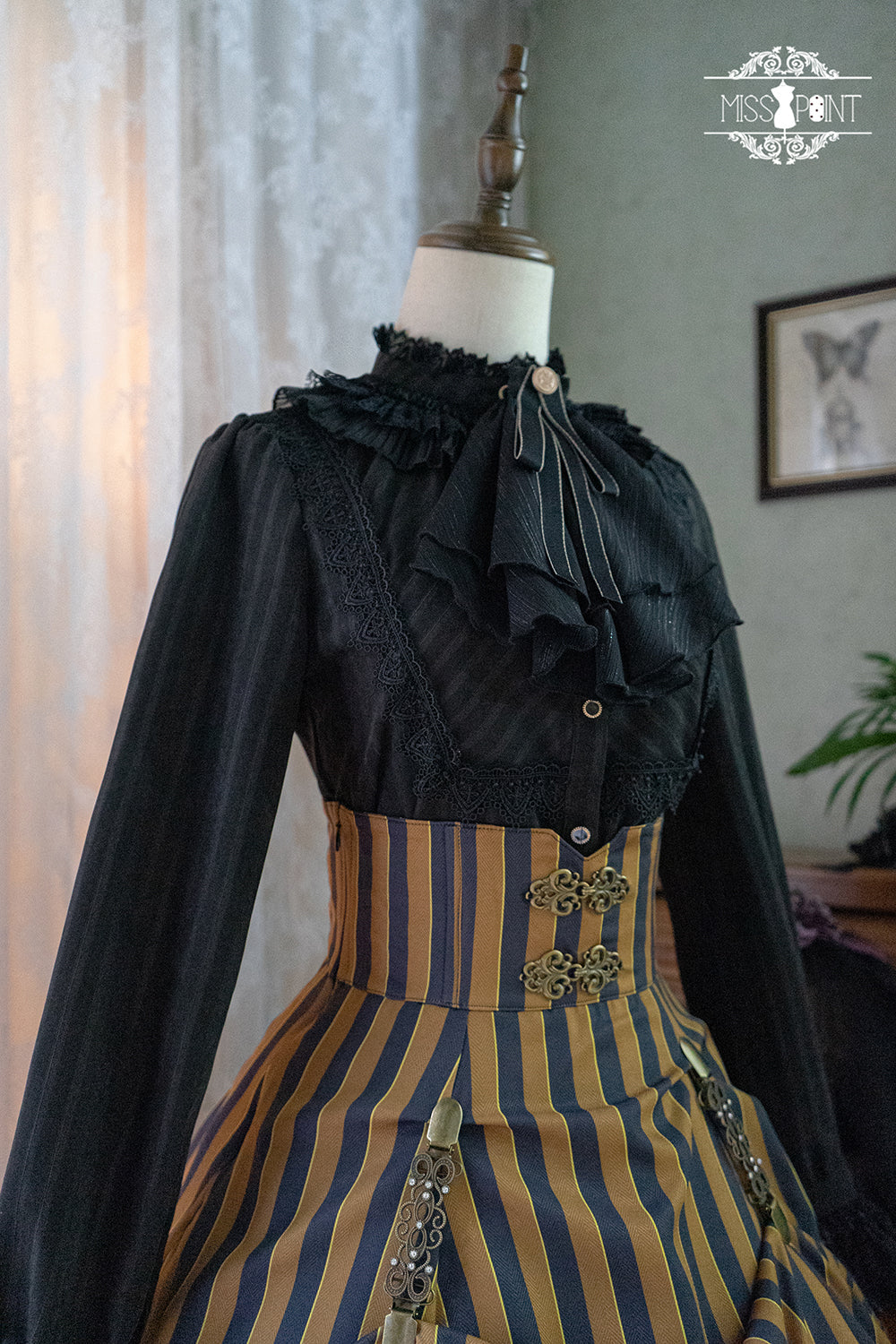 Miss Point - Custom-Made Lolita Elegant Stand Collar Lolita Shirt