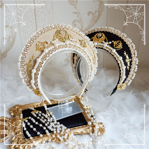 Fox Cherry--Lolita Palace Retro Head Ornament Hair Crown