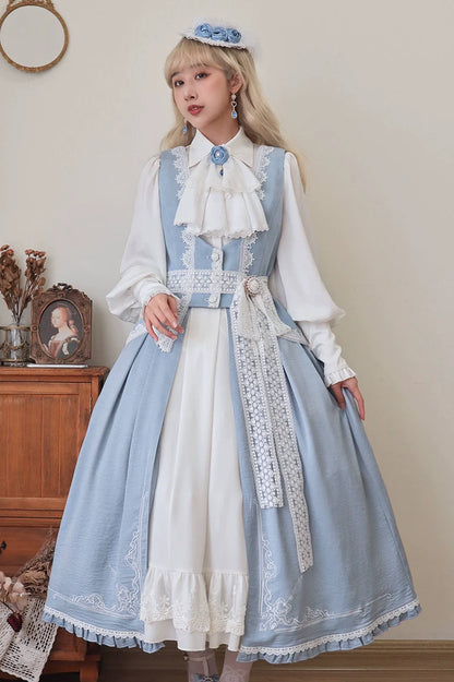 Polyhymnia - Miss Leisha - Classic Lolita Skirt Set Elegant Winter Cape