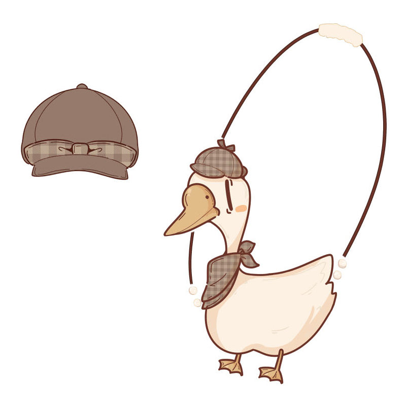 Piggy Bun - Famous Detective Goose - Kawaii Lolita Bag and Hat