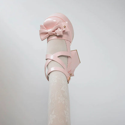 Beauty Bunny - Star Prayer - Kawaii Lolita Shoes Round Toe Summer Heels