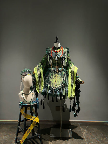 Your Highness - Baimu Ji - Gothic Lolita Dress Chinese Style OP with Terror Element