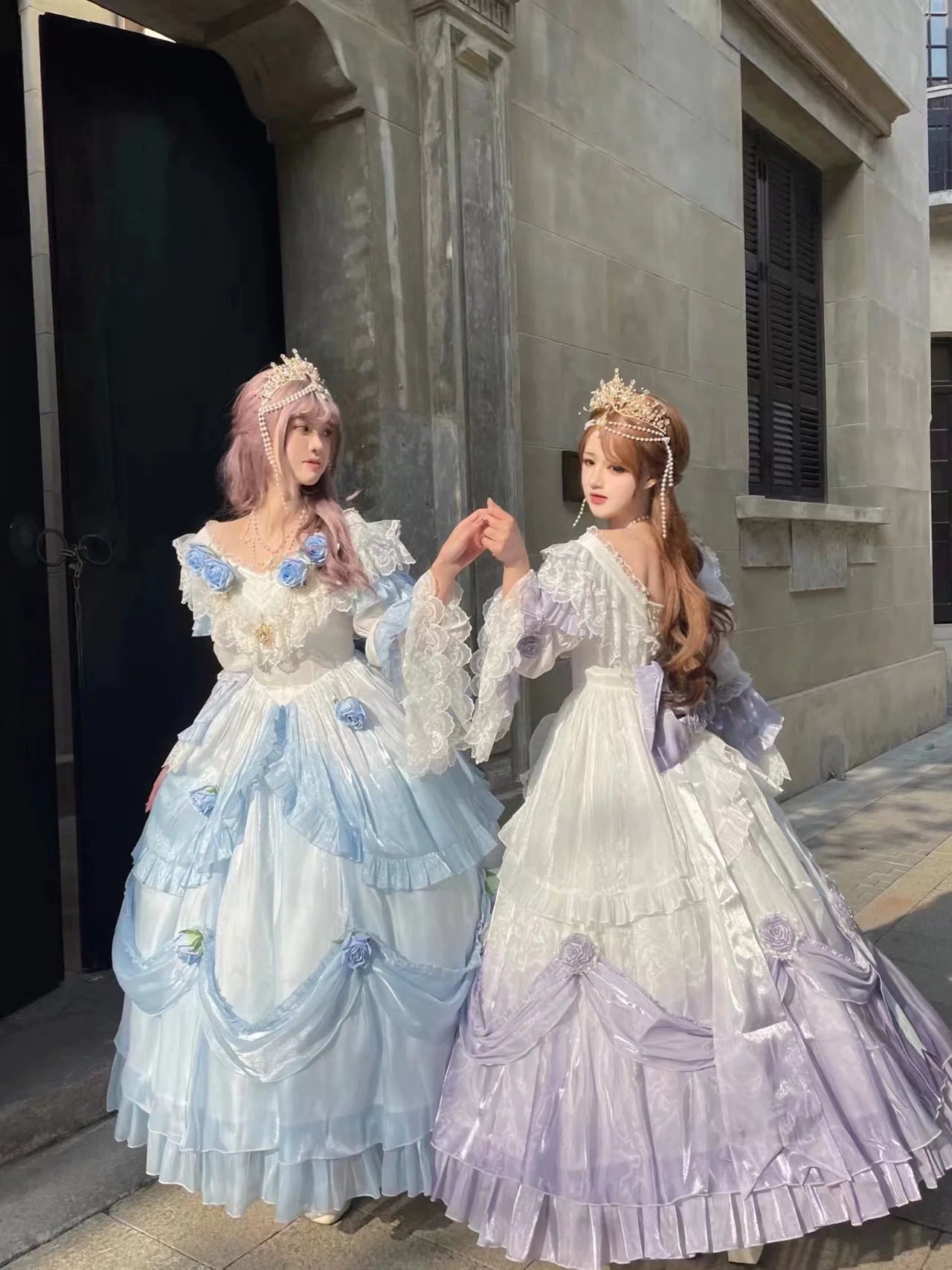 Meowing and fruity - Tana Manor - Classic Lolita OP Dress, Floral Decoration