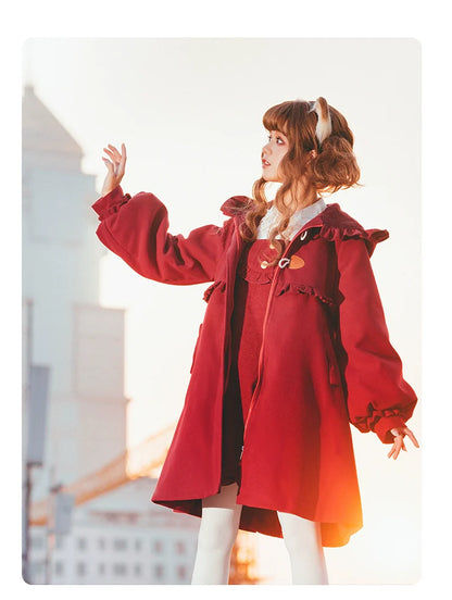 Fairy Cat - Sweet Lolita Coat Autumn and Winter Lolita Outwear