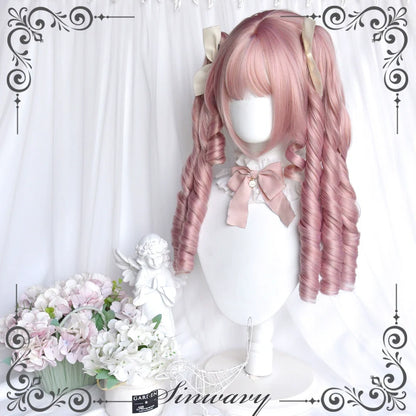 Sinwavy - Sweet Lolita Wig, Detachable Roman Curl Ponytail