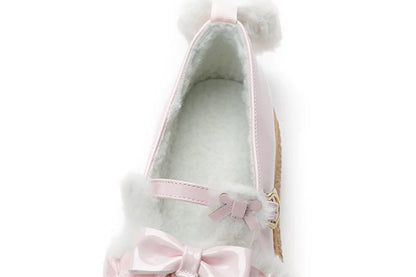 Fairy Godmother - Winter Girly Lolita Shoes Lolita Ankle Strap Shoes