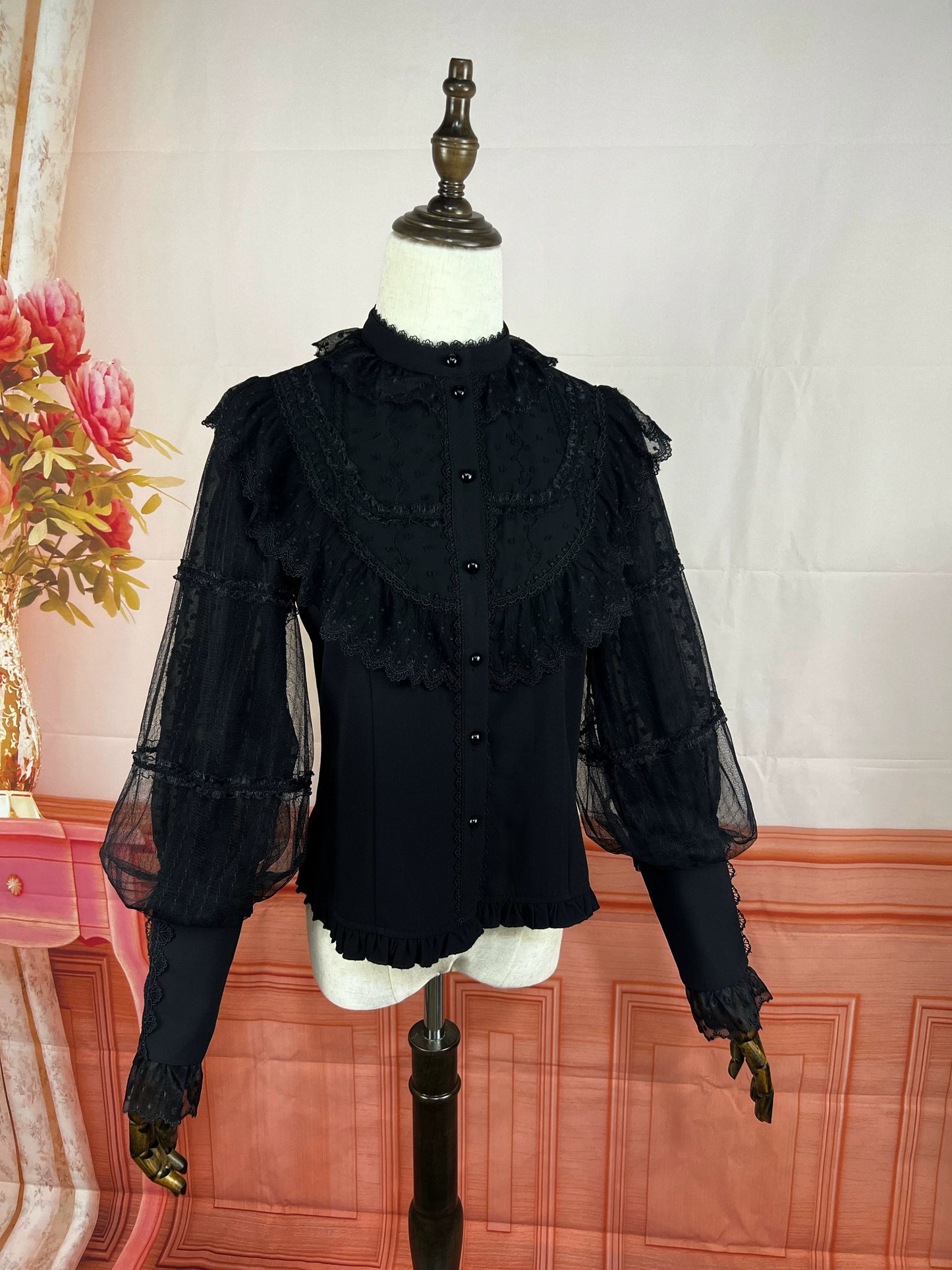 DMFS Lolita - The Heart of the Rose - Elegant Retro Lolita Skirt High Waist SK Blouse