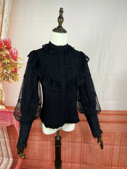 DMFS Lolita - The Heart of the Rose - Elegant Retro Lolita Skirt High Waist SK Blouse