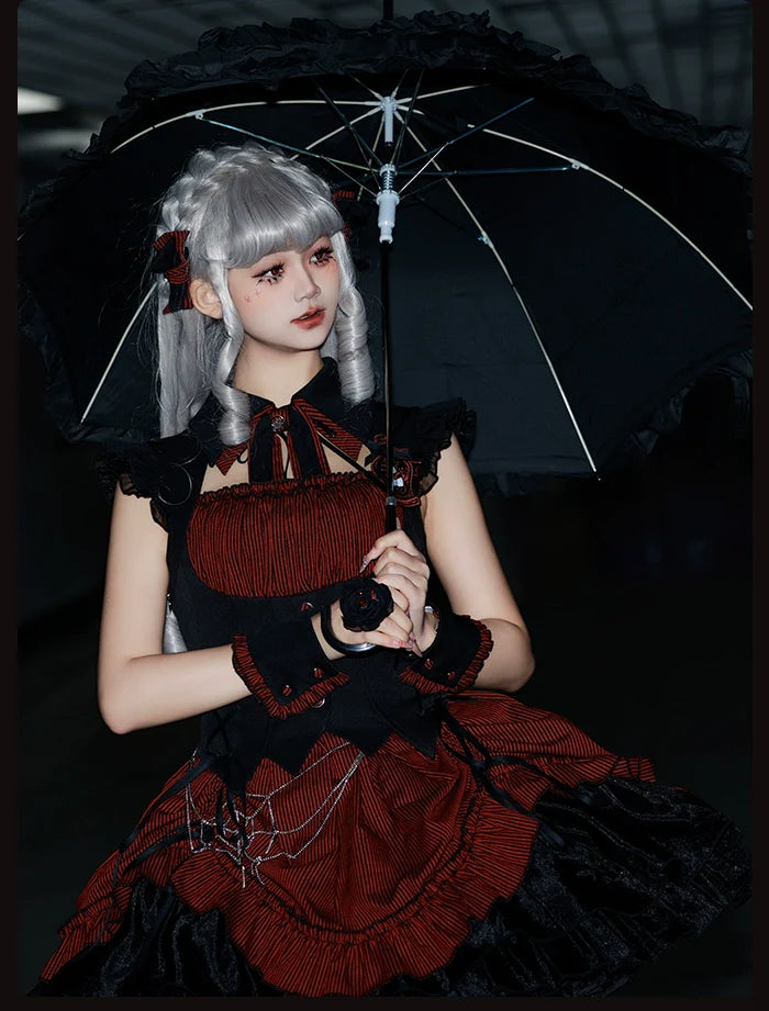 Alice Girl - Lolita Potion - Gothic Lolita Accessory Spider Web Lolita Waist Chain