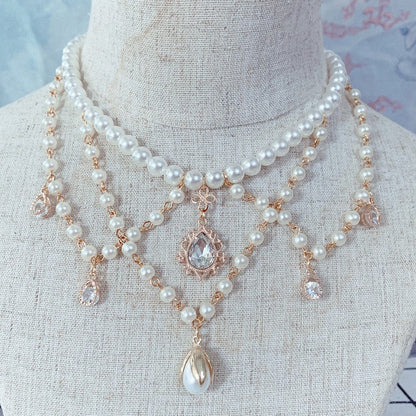 Cat Fairy - Gorgeous Lolita Tea Party Necklace, High Heels Shoes and BNT Hat