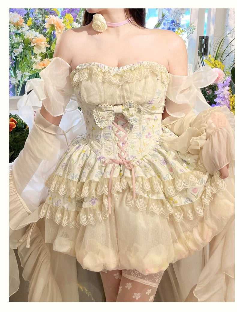 Diamond Honey - Sweet Lolita JSK Dress Sleeveless Dress for Spring Summer