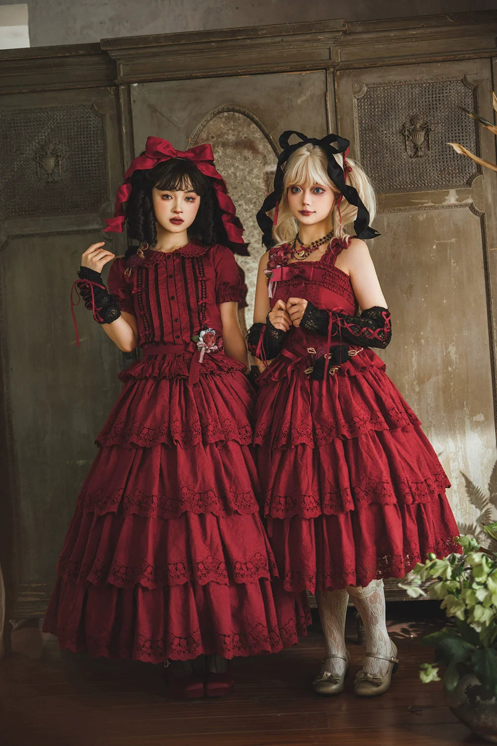 Miss Point - Forest Waltz - Classic Lolita Tiered Skirt Multi-layer Embroidered SK