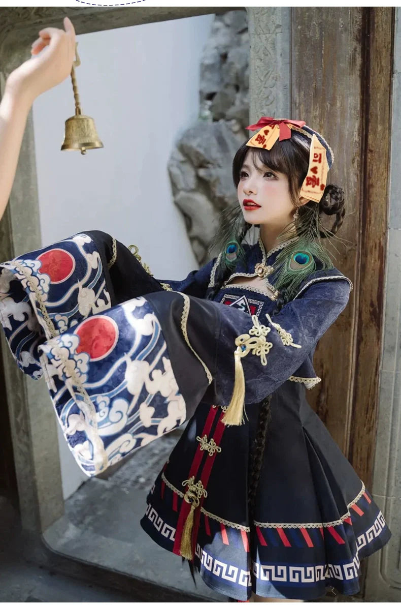 Sakurahime - Little Zombie - Zombie Lolita Jumper Dress Cute Lolita Coat Set