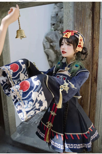 Sakurahime - Little Zombie - Zombie Lolita Jumper Dress Cute Lolita Coat Set