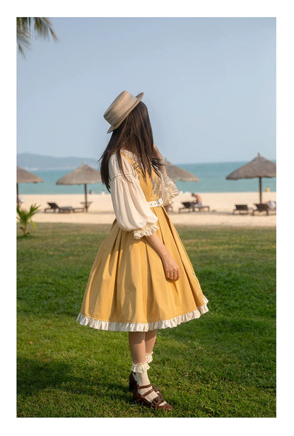 EESSILY - Flying Bird - Plus Size Elegant Lolita JSK Dress With Bird Embroidery