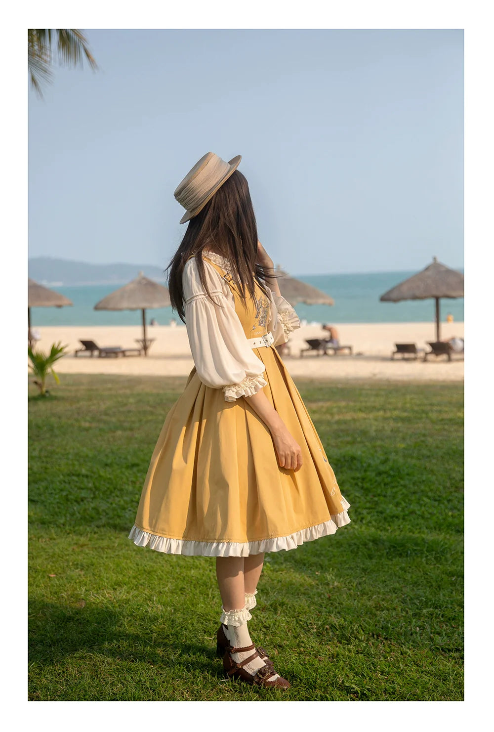 EESSILY - Flying Bird - Plus Size Elegant Lolita JSK Dress With Bird Embroidery