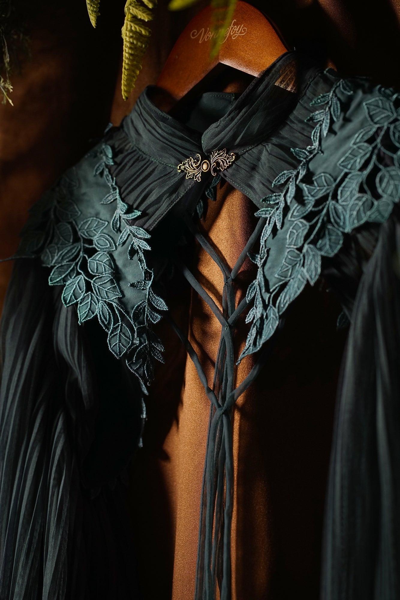 FunCcino - Dense Forest Corridor - Elegant Lolita Blouse and Cape