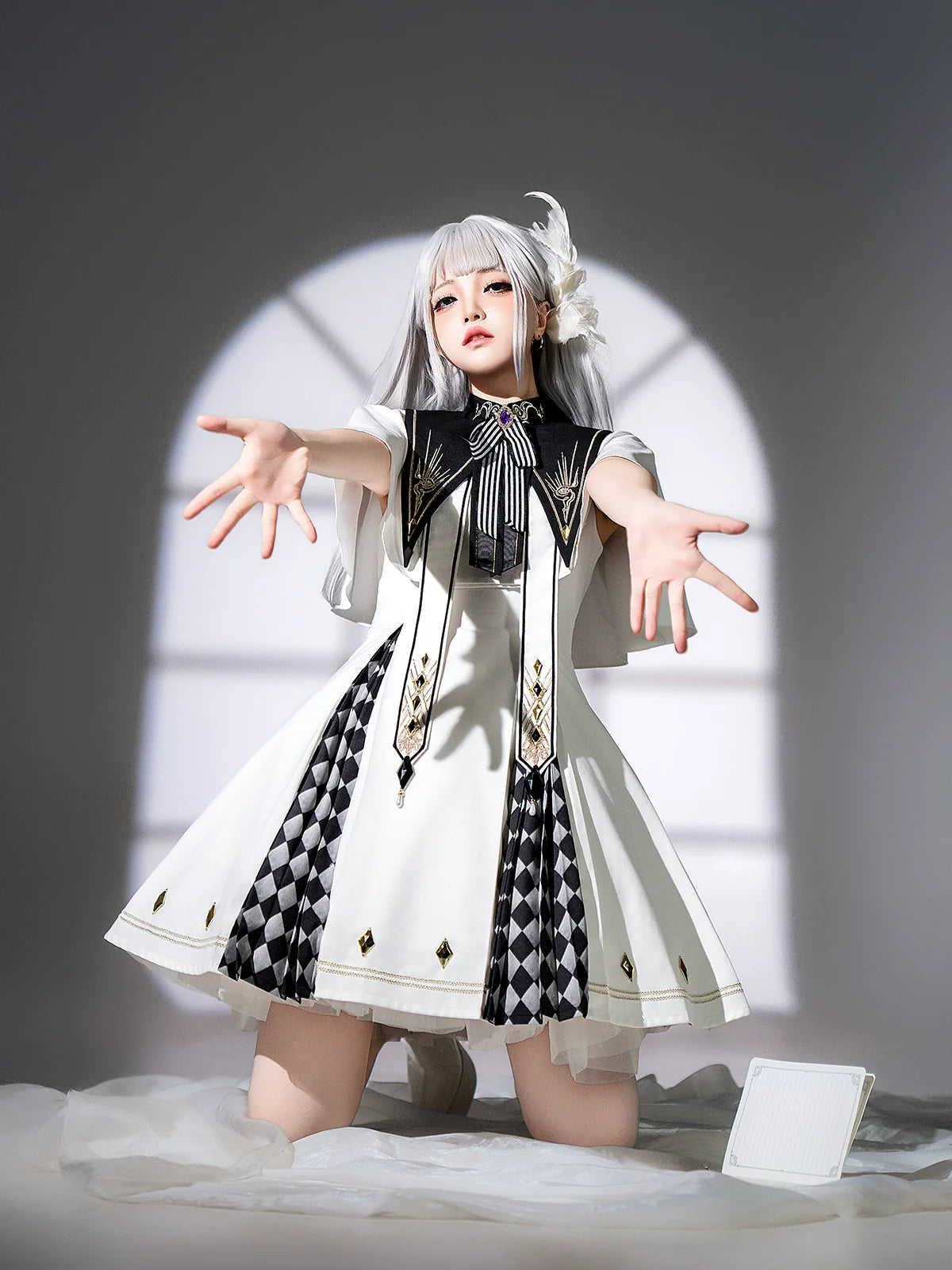 Your Princess - Eye of Truth - Elegant Gothic Lolita Dress Suit With Embroidery